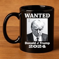 Trump Mugshot 11oz C Handle Ceramic Mug