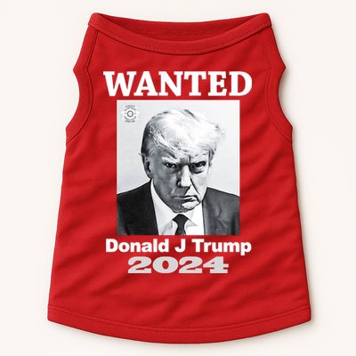 Trump Mugshot Doggie Tank