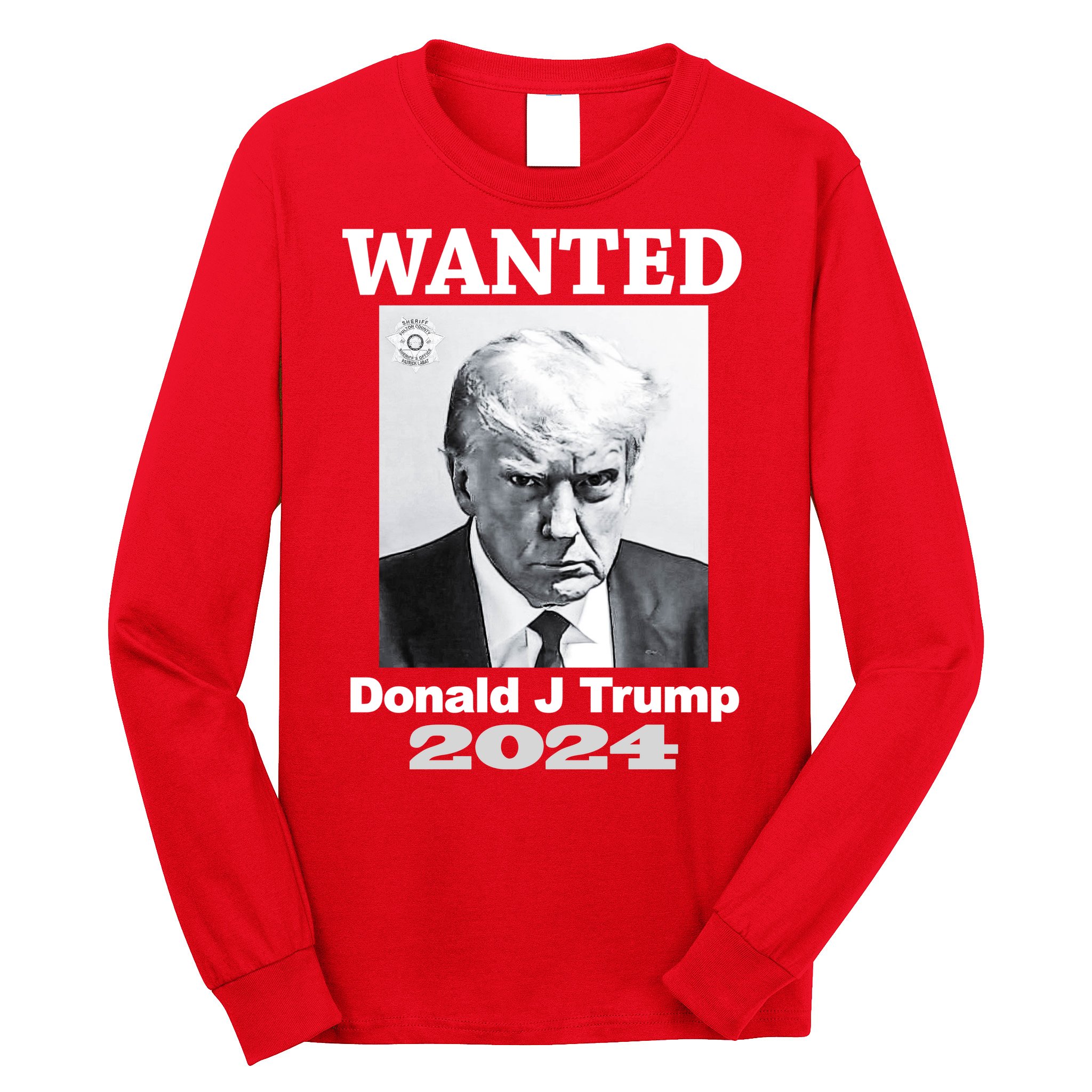 Trump Mugshot Long Sleeve Shirt