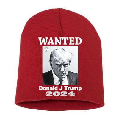 Trump Mugshot Short Acrylic Beanie