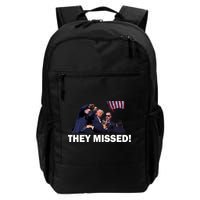 They Missed! Trump Got Shot Failed Assassination Backpack