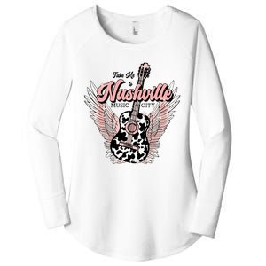 Take Me To Nashville Nashville Tennessee Women's Perfect Tri Tunic Long Sleeve Shirt