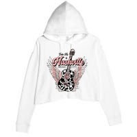 Take Me To Nashville Nashville Tennessee Crop Fleece Hoodie