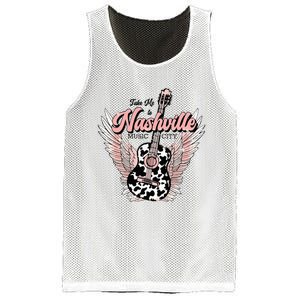 Take Me To Nashville Nashville Tennessee Mesh Reversible Basketball Jersey Tank