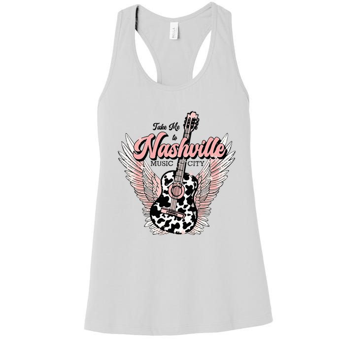 Take Me To Nashville Nashville Tennessee Women's Racerback Tank