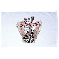 Take Me To Nashville Nashville Tennessee Microfiber Hand Towel