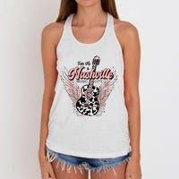 Take Me To Nashville Nashville Tennessee Women's Knotted Racerback Tank