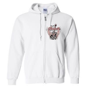 Take Me To Nashville Nashville Tennessee Full Zip Hoodie