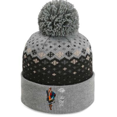 Thich Minh Tue Vietnamese Buddha Peace Lotus Calligraphy The Baniff Cuffed Pom Beanie