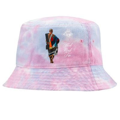 Thich Minh Tue Vietnamese Buddha Peace Lotus Calligraphy Tie-Dyed Bucket Hat