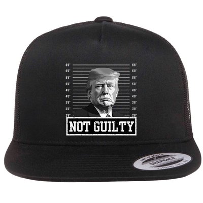 The Mugshot Trump Not Guilty Flatbill Hat
