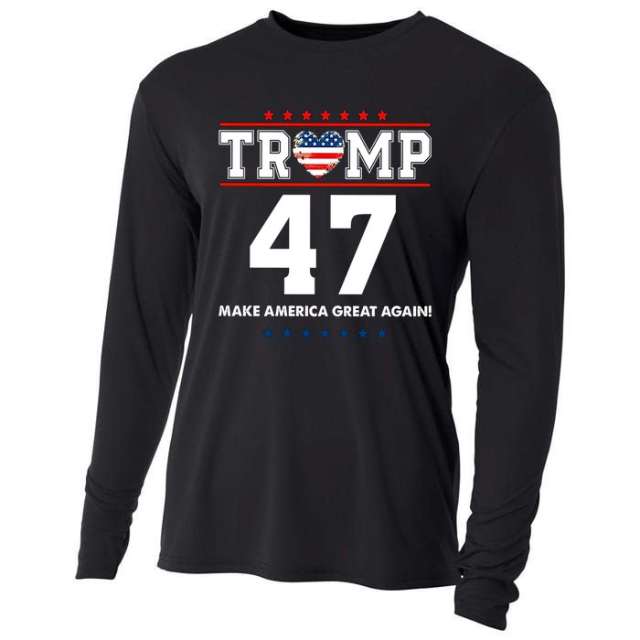 Trump Merica Cooling Performance Long Sleeve Crew