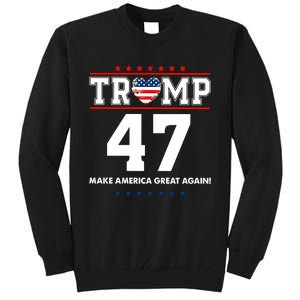 Trump Merica Tall Sweatshirt