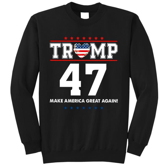 Trump Merica Tall Sweatshirt