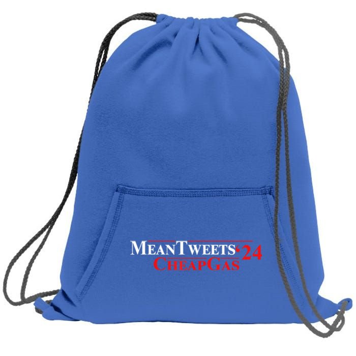 TRUMP Mean Tweets And Cheap Gas 2024 Sweatshirt Cinch Pack Bag