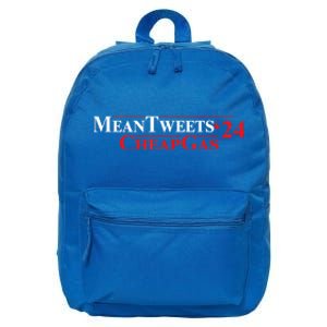 TRUMP Mean Tweets And Cheap Gas 2024 16 in Basic Backpack