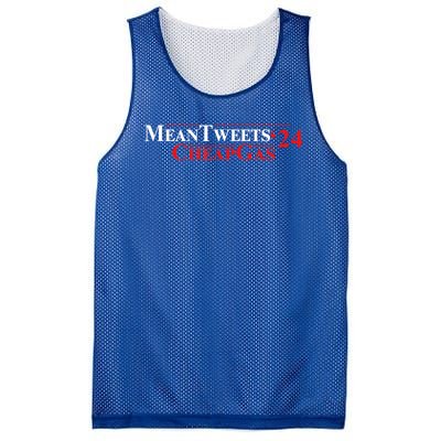 TRUMP Mean Tweets And Cheap Gas 2024 Mesh Reversible Basketball Jersey Tank