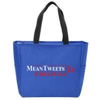 TRUMP Mean Tweets And Cheap Gas 2024 Zip Tote Bag