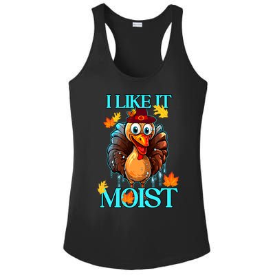 Thanksgiving Moist Turkey I Like It Moist Turkey Dinner Gift Ladies PosiCharge Competitor Racerback Tank