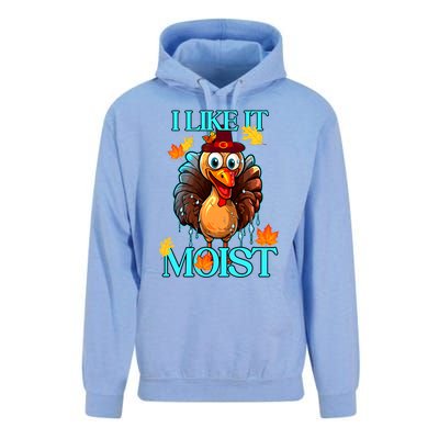 Thanksgiving Moist Turkey I Like It Moist Turkey Dinner Gift Unisex Surf Hoodie