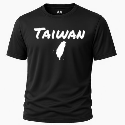 Taiwan Map Taiwanese Gift Cooling Performance Crew T-Shirt