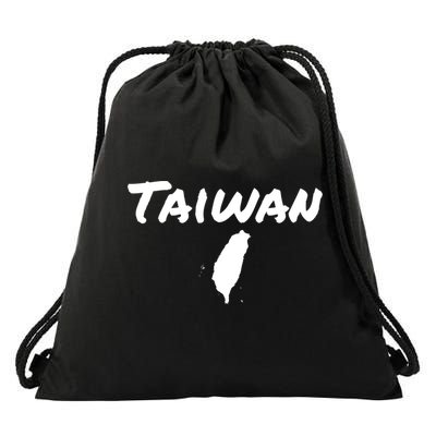 Taiwan Map Taiwanese Gift Drawstring Bag
