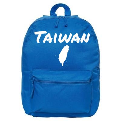 Taiwan Map Taiwanese Gift 16 in Basic Backpack