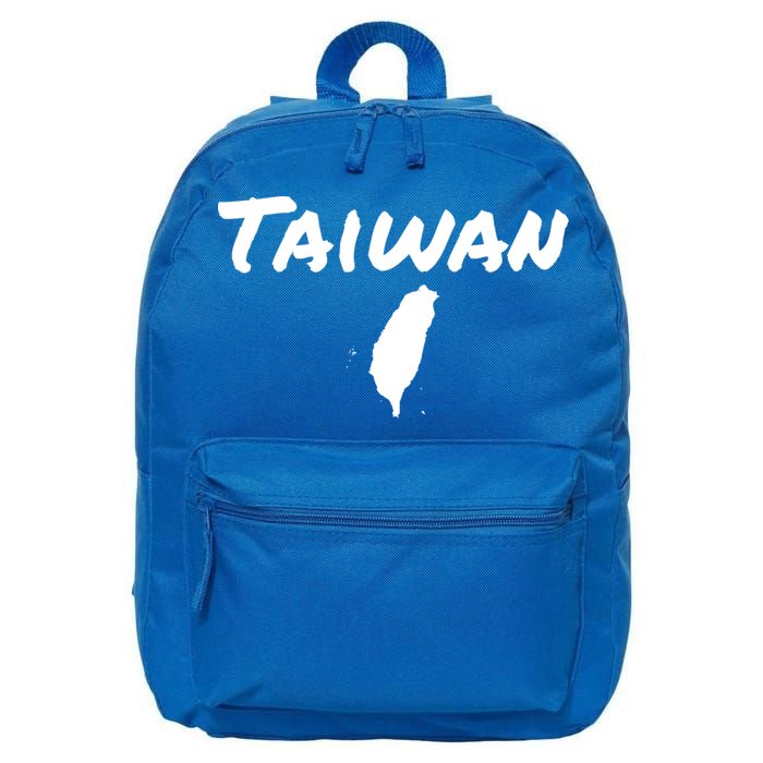 Taiwan Map Taiwanese Gift 16 in Basic Backpack