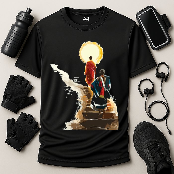 Thich Minh Tue Vietnamese Cooling Performance Crew T-Shirt