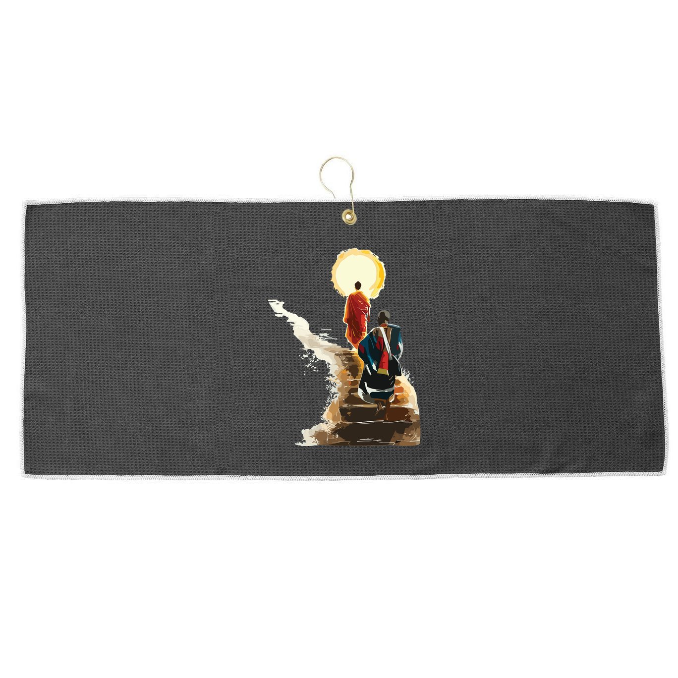 Thich Minh Tue Vietnamese Large Microfiber Waffle Golf Towel