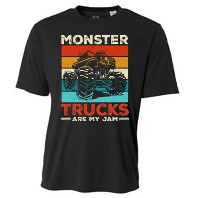 Toddler Monster Truck Are My Jam Costume Boys Girls Premium Cooling Performance Crew T-Shirt