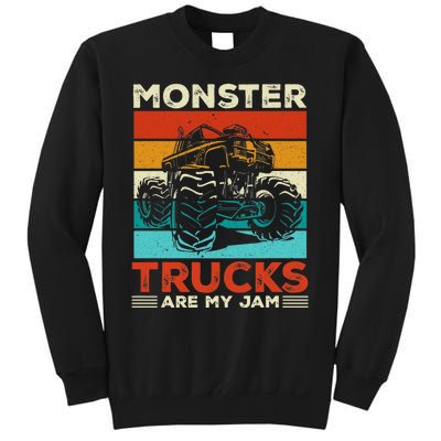 Toddler Monster Truck Are My Jam Costume Boys Girls Premium Sweatshirt