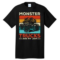 Toddler Monster Truck Are My Jam Costume Boys Girls Premium Tall T-Shirt