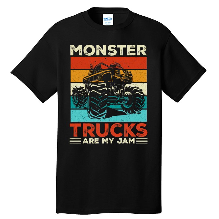 Toddler Monster Truck Are My Jam Costume Boys Girls Premium Tall T-Shirt