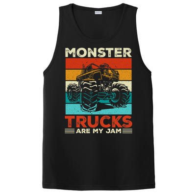 Toddler Monster Truck Are My Jam Costume Boys Girls Premium PosiCharge Competitor Tank