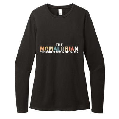 The Momalorian The Coolest Mom Mothers Day Plus Size Shirts For Mom Son Daughter Womens CVC Long Sleeve Shirt