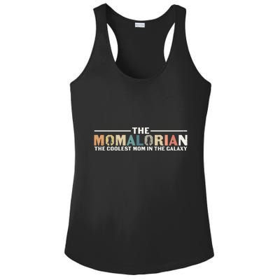 The Momalorian The Coolest Mom Mothers Day Plus Size Shirts For Mom Son Daughter Ladies PosiCharge Competitor Racerback Tank