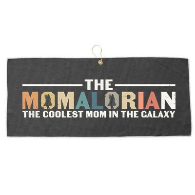 The Momalorian The Coolest Mom Mothers Day Plus Size Shirts For Mom Son Daughter Large Microfiber Waffle Golf Towel