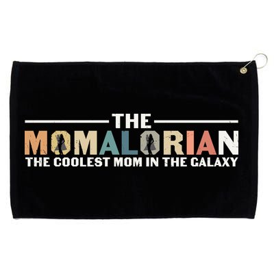 The Momalorian The Coolest Mom Mothers Day Plus Size Shirts For Mom Son Daughter Grommeted Golf Towel