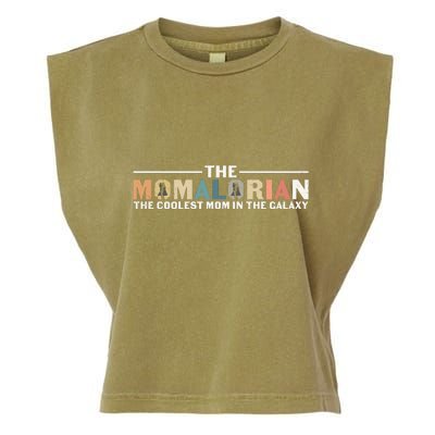 The Momalorian The Coolest Mom Mothers Day Plus Size Shirts For Mom Son Daughter Garment-Dyed Women's Muscle Tee