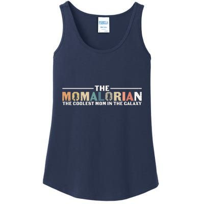 The Momalorian The Coolest Mom Mothers Day Plus Size Shirts For Mom Son Daughter Ladies Essential Tank