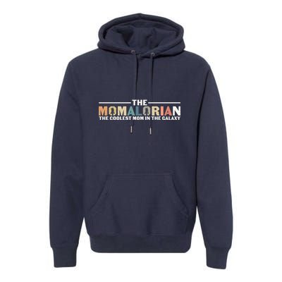 The Momalorian The Coolest Mom Mothers Day Plus Size Shirts For Mom Son Daughter Premium Hoodie