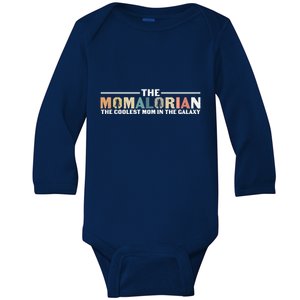 The Momalorian The Coolest Mom Mothers Day Plus Size Shirts For Mom Son Daughter Baby Long Sleeve Bodysuit