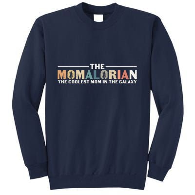 The Momalorian The Coolest Mom Mothers Day Plus Size Shirts For Mom Son Daughter Tall Sweatshirt