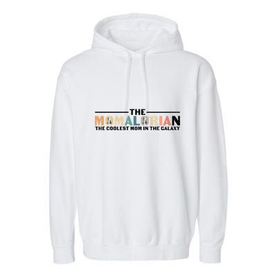 The Momalorian The Coolest Mom Mothers Day Plus Size Shirts For Mom Son Daughter Garment-Dyed Fleece Hoodie