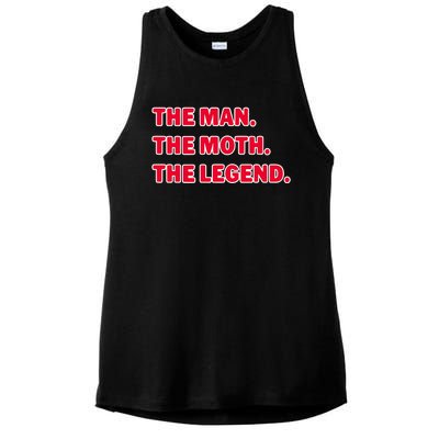 The Man The Moth The Legend Ladies PosiCharge Tri-Blend Wicking Tank