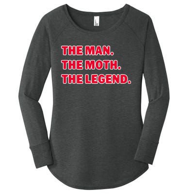 The Man The Moth The Legend Women's Perfect Tri Tunic Long Sleeve Shirt