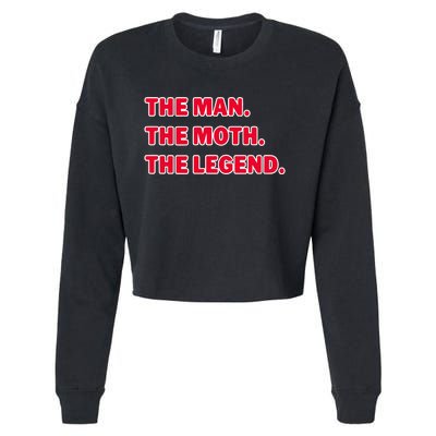 The Man The Moth The Legend Cropped Pullover Crew