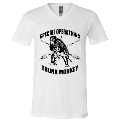 Trunk monkey V-Neck T-Shirt