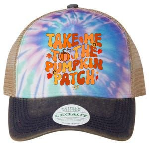 Take Me To The Pumpkin Patch Autumn Fall Thanksgiving Legacy Tie Dye Trucker Hat